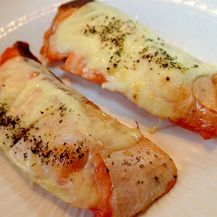 コンべクションオーブンで 生鮭のバジルチーズ焼き レシピ 作り方 By ぷ みぃまま 楽天レシピ
